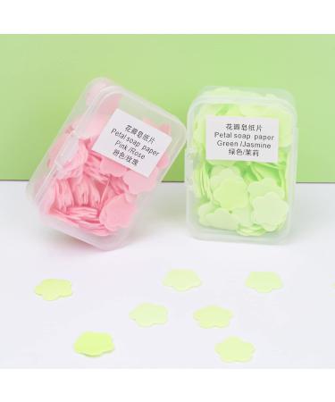 400 Sheets Petal Paper Soap - Portable Dissolvable Hand Soap for Travel Camping & Outdoor Use - Buy Online on GoSupps.com