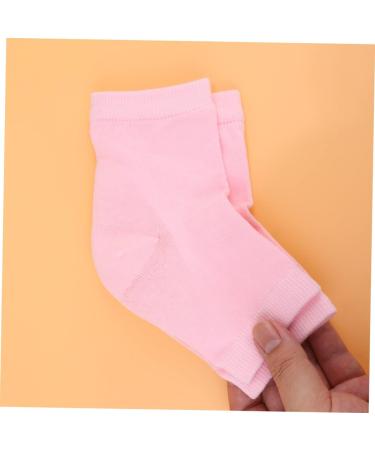 POPETPOP 2 Pairs Heel Socks Rough Calluses Socks Dry feet Socks Heel Sleeves Protectors Gel Heel Sleeves Womens Socks Men Stocking moisturizing Socks Men and Women Anti Cracked feet - Buy Online on GoSupps.com