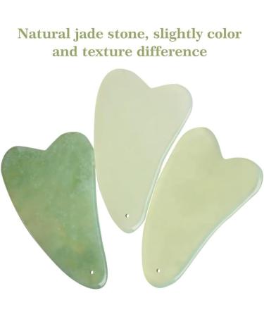 Handmade Jade Gua Sha Tool for Massage & Therapy | Small Triangle Scraping Board for Acupuncture & Trigger Point Treatment - Buy Online on GoSupps.com