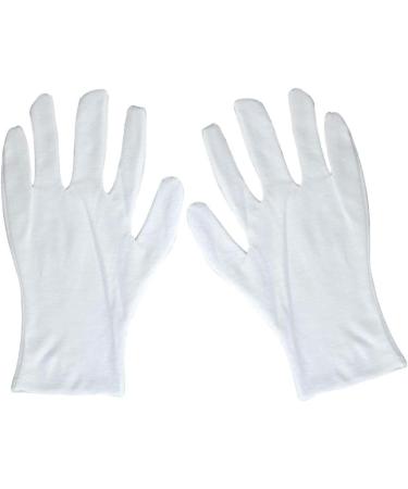 FRCOLOR Cotton Work Gloves 18 Pairs Cotton Gloves Factory Gloves White Gloves Lengthen Work White Work Gloves - Buy Online on GoSupps.com