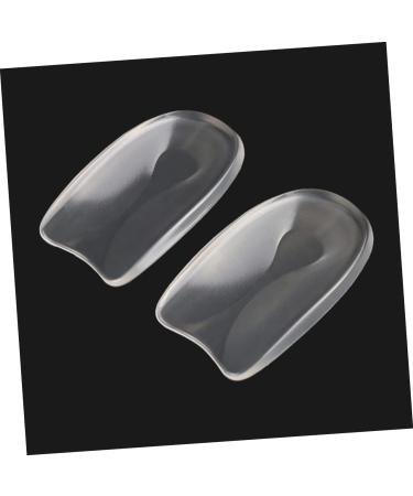 FRCOLOR U Shape Heel Pads - Transparent Cushion Insoles for High Heels | Plantar Support & Comfort - Buy Online on GoSupps.com