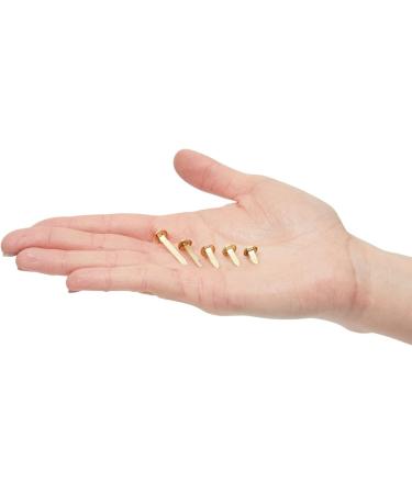 500 Mini Metal Brads for Crafts - Split Pin Brass Paper Fasteners for Scrapbooking and DIY Projects - 5 Assorted Sizes - Buy Online on GoSupps.com