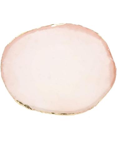 Polish Mix Palette Resin Nail Art Palette Paint Drawing Color Dish Golden Edge Resin Stone Paint Drawing Color Dish Manicure Nail DIY Tool(White) - Buy Online on GoSupps.com