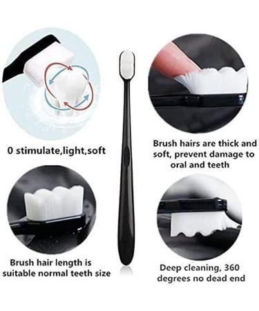 Worzwin Brevi Extra Soft Toothbrush 4 Pack Wave - 20000 Soft Bristles, Ultra-fine for Sensitive Gums and Teeth - Buy Online on GoSupps.com