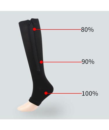 Chiciri Compression Stockings for Movement & Pain Relief | Improve Blood Circulation | 2 Pairs Sports Pressure Stockings (L-XL) - Buy Online on GoSupps.com