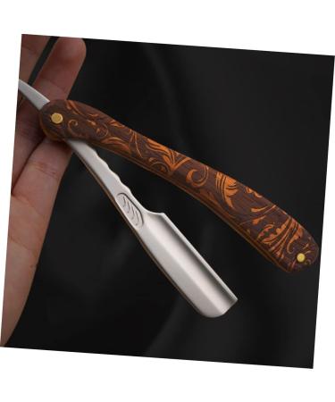 WOONEKY Stainless Steel Blade Holder - Versatile Razor for Hairdressers & Barbers | Foldable Beard & Eyebrow Razor for Men - Buy Online on GoSupps.com