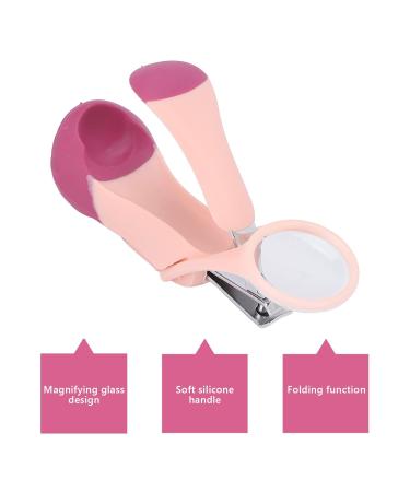 Buy Zoom Nail Clipper with Magnifying Glass - Lightweight Manicure Clipper for Babies & Seniors (Pink) - International Shipping Available - Buy Online on GoSupps.com