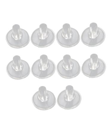 FRCOLOR Clear Jel 5 Pairs Front Pad Thong Sandals Insert Sandal Toe Insoles Foot Pad Toe Guards Sandal Thong Protectors Shoe Insole Shoe Inserts Sandals Toe Protectors Gel Pinch Cushion