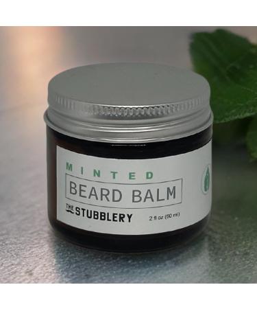 Organic Beard Balm 2 oz - Peppermint & Tea Tree - Nourish & Style Your Beard - International Shipping Available - Buy Online on GoSupps.com