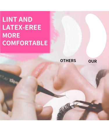 100 Akissos Under Eye Pads - Lint Free Gel Eyelash Extension Supplies for Professional Lash Lift, Tint, and Guard - Hypoallergenic DIY Beauty Tool (Pack of 1) - Buy Online on GoSupps.com