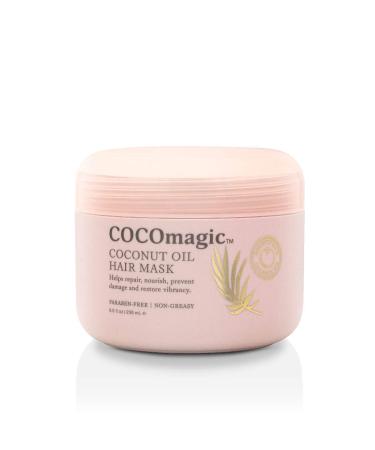 Cocomagic Coconut Oil Hair Mask - Repairs Damage  Prevents Frizz  Restores & Adds Shine | Protein Rich & Extra Hydrating | Paraben Free  Cruelty Free  Made in USA (8 oz) 8 Fl Oz (Pack of 1)