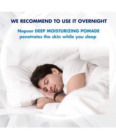 Nopsor Psoriasis DEEP MOISTURIZING Pomade - 4 Oz - Coal Tar & Salicylic Acid Formula for Calming Skin and Softening Scales - Buy Online on GoSupps.com