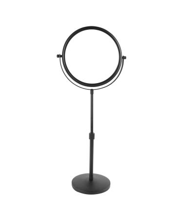 Nicesail Higher Taller Tabletop Makeup Mirror of 8 Inch, 5X Magnified Makeup Mirror Countertop Standing, Height Adjustable, Double Sided Mirror in Matte Black (8 Inch, 5X) Black Taller 5X
