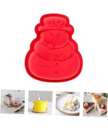 KJHBV Cupcake 2 Pcs Baking Mold Silicone Molds Chocolate Cookie Wax Mold Christmas Themed Cake Mold Jelly Dessert 17.8X15.5X3CM As Shown - Buy Online on GoSupps.com
