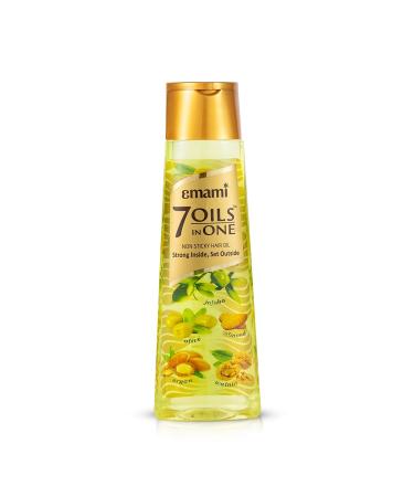 Emami 7-in-1 Hair Oil | with Natural Ayurvedic Herbs | Repairs Hair Damage | Nourishes Scalp | Fights Dandruff | Provides Strong & Healthy Hairs | 16.91 Fl Oz (500ml)