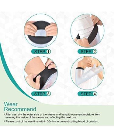 Waterproof Arm Plaster Cover for Adults - Shower Protection for Casts & Wounds - Buy Online on GoSupps.com