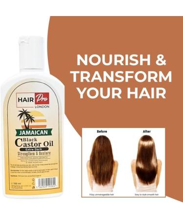 Hair pro Jamaican Black Castor Oil Extra Dark For Hair Growth 100ml - Buy Online on GoSupps.com