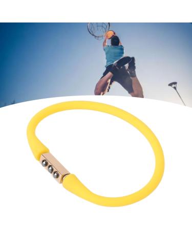 Buy Anti-Static Wrist Bands | Silicone Sports Bracelet | Yellow Negative Ion Energy Balance Wristband for Healthcare - Shop Internationally - Buy Online on GoSupps.com