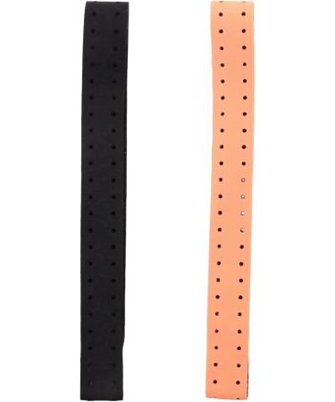 Xptieeck 20pcs Adjustable Heart Rate Monitor Replacement Bands - Breathable Black & Orange for Optimal Comfort - Buy Online on GoSupps.com