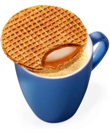 Daelmans Stroopwafels - Authentic Dutch Caramel Waffles in Delft Blue Tin - 330g - Buy Online on GoSupps.com