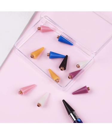 Yzzseven 6-Piece Nail Rhinestones Picker Replacement Wax Tips Set - 6 Colors, Style 10 - Buy Online on GoSupps.com