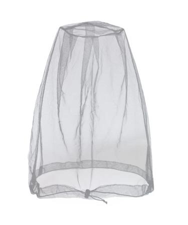 Cinvo Head Net Mesh Bug Net Face Netting Updated Bigger Size for Mosquitoes Bugs No See Ums Insects Gnats Midges from Outdoor Spacious Net Room Works Over Most Hats Comes with Free Stock Pouch- Grey