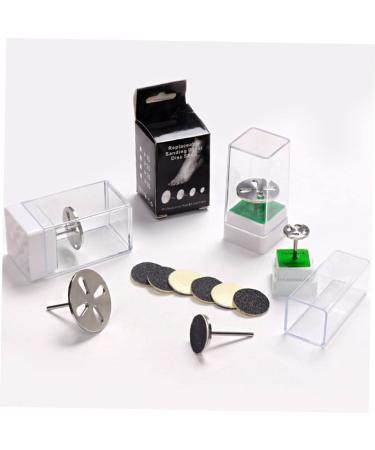 FRCOLOR Foot Bearings Hole Design Bearing Dead Skin Grinding Tool Sanding Paper Bearing for feet Nail Tool Dead Skin Sand Bearing Electric Sandpaper Stainless Steel - Buy Online on GoSupps.com