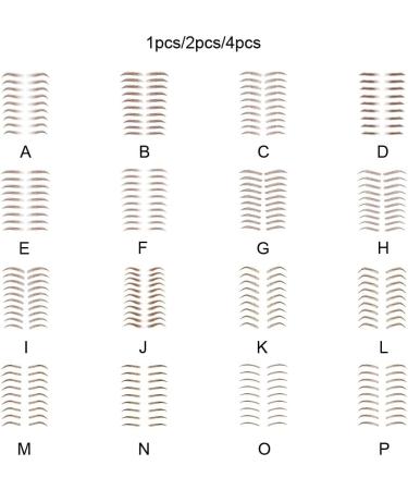 CUDDIKAJI Easy To Apply Eyebrows Professional Accessories Authentic Makeup Products Tint For Eyebrows Waterproof And Long Lasting Brown-15 4pcs - Buy Online on GoSupps.com