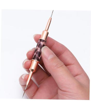Beavorty Leopard Print Double-ended Nail Art Pen Nail Polish The Brush Draw a Line Metal - Buy Online on GoSupps.com