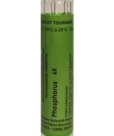 Phosphorus 6X Homeopathy Medicine Schmidt-Nagel Canada (Homeodel) 90 pellets/granules