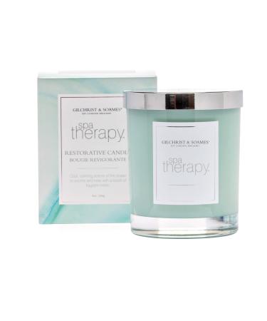 Gilchrist & Soames Spa Therapy Luxury Candle (8oz) Calming Scents of The Ocean - USA Poured Coconut Oil and Soy Wax Blend Cotton Wick Spa Therapy Collection
