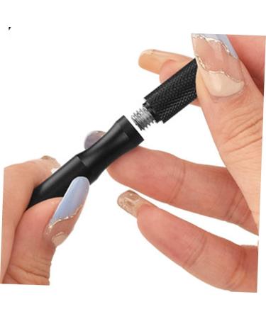 NOLITOY Pen Convenient Portable Comfortable Tattoos Handheld Girls Manual Grip Eyebrow Alloy Makeup medium Black - Buy Online on GoSupps.com