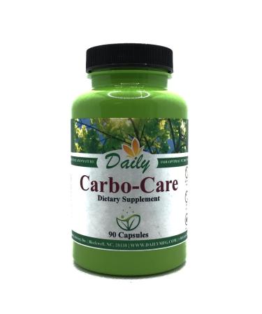 Daily Maunfacturing Carbo-Care (Magnesium Chromium Mulberry Leaf Extract Ceylon Cinnamon Banaba Extract Berberine Vanadium) 90 Vegetarian Capsules