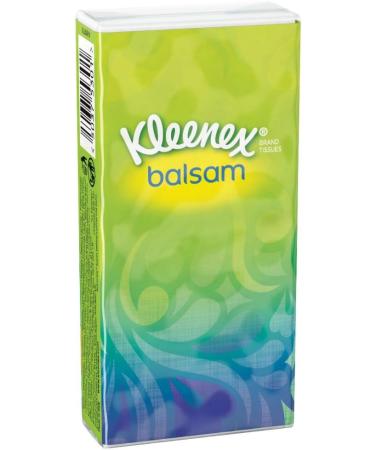 Kleenex 4-Layer Balm Handkerchiefs for Colds & Allergies - 108 Tissues in 16 x 12 Packs | Ideal for Sensitive Skin - Buy Online on GoSupps.com