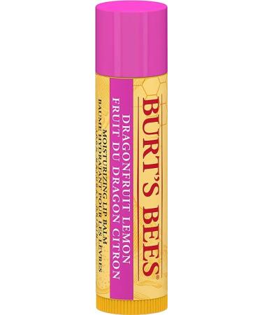 Burt's Bees 100% Natural Origin Moisturizing Lip Balm Dragonfruit Lemon with Beeswax & Fruit Extracts Blister - Buy Online on GoSupps.com