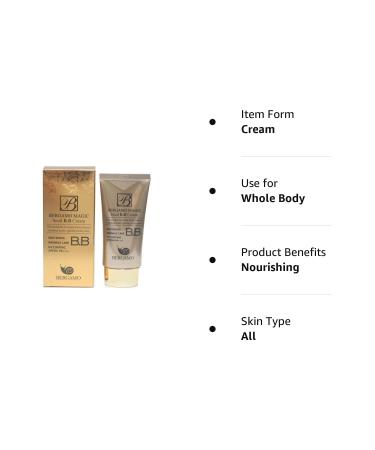 Bergamo Magic Snail BB Cream 50ml - Intense Wrinkle Care Sunblock | Korean Cosmetics - Buy Online on GoSupps.com