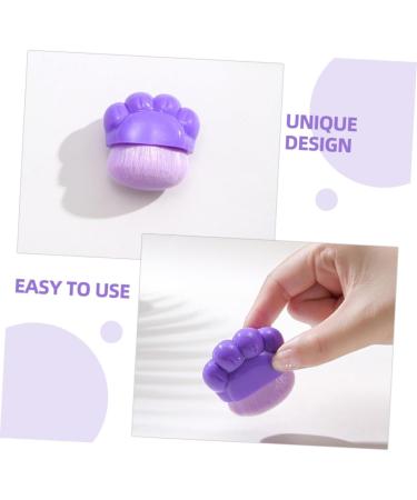 FRCOLOR Purple Plastic Foundation Applicator Brush Cosmetics Applicator Brush Portable Blush Brush Artificial Fiber Cosmetics Brush - Buy Online on GoSupps.com