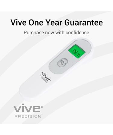 Vive Forehead Thermometer - Touchless Infrared Temporal No Touch Termometro for Adults and Kids - Non-Contact Fever Indicator - Instant Read - Buy Online on GoSupps.com