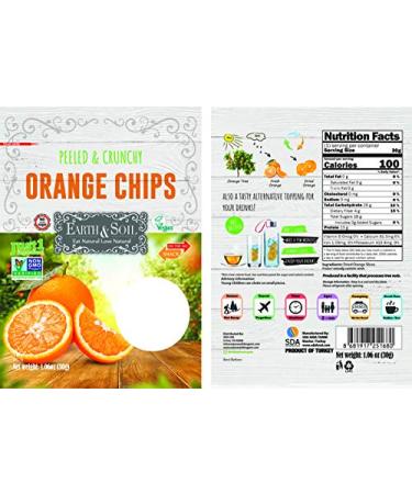 Organic Dried Mandarin Slices - Nature's Wild Earth & Soil 1.40 oz (40g) - Buy Online on GoSupps.com