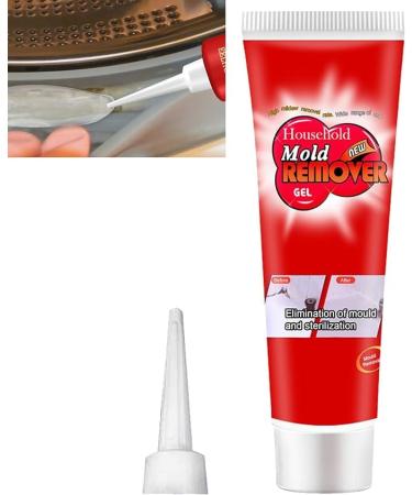 Mould Cleaner Gel Deep Mould Remover Gel Mould Magic Gel Household Mould Miracle Remover Quick Mould Remover Gel for Wall Tiles Household Mould Removal Gel for Kitchen Bathroom Tile Stains Sink 1*120g
