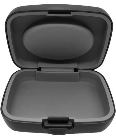 Portable Black Carrying Case for Hearing Aid Amplifiers - Compatible with All Brands - BTE, ITE, ITC, CIC, RIC, RITE - Travel Storage Solution - Buy Online on GoSupps.com