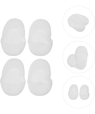 Minkissy 2 Pairs Foot Socks Boat Silicone Gel Socks Skin Care Dry Cracked Feet Protectors Skin Moisturizing Socks Foot Moisturizing Socks Hosiery White Sebs Spa Men and Women Silicone Socks 19x8.7cm White - Buy Online on GoSupps.com