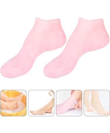Moisturizing Gel Booties Socks - Hydrating Heel Cuffs for Dry Feet | SEB 41x8x1cm - Buy Online on GoSupps.com