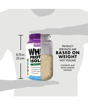 Bluebonnet 100% Natural Whey Protein Isolate - French Vanilla 2 lbs | High-Quality Protein Supplement - Buy Online on GoSupps.com