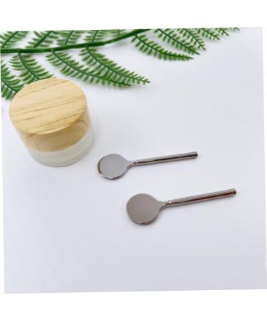 Didiseaon Eye Cream Stick Cosmetic Spoon Tools for Skincare Beauty Scoop Make up Spoon Spoon Moisturizer Applicator Spoon Makeup Spoon Round Head Zinc Alloy Product 5.00X1.50X0.30CM Silver - Buy Online on GoSupps.com