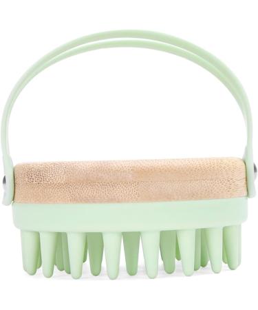 Anneome Silicone Shampoo Brush - Scalp Massager & Laundry Collector - Green 8.4x8x7.4cm - Buy Online on GoSupps.com