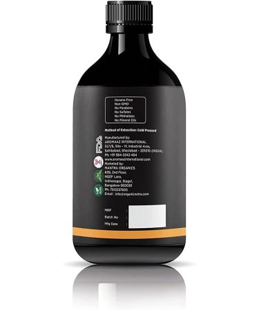 Organic Netra Pure Certified Organic Black Seed Kalonji Oil for Skin & Hair Retains Shine and Moistures Skin to Help Hair Growth Enrich Skin 100ml - Buy Online on GoSupps.com