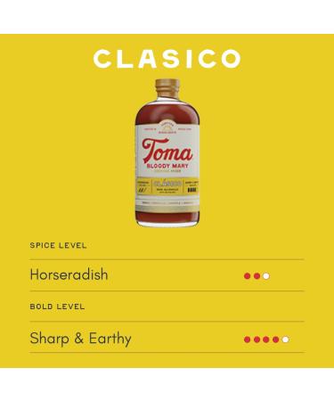 Tomato Bloody Mary Mix with Horseradish | Gluten-Free, Vegan, Low Carb, Keto-Friendly | Premium Cocktail Mixer | 32oz Bottle (Pack of 2) - Buy Online on GoSupps.com