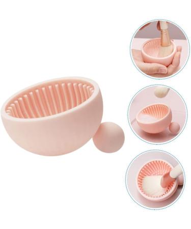 DOITOOL 1pc Silicone Scrub Pad Makeup Cleaning Pad Hair Brush Cosmetic Tool Cleaning Brush Scrubber Mat Eye Patches for Adults Makeup Gadgets Washer Silica Gel Pink Makeup Brush - Buy Online on GoSupps.com