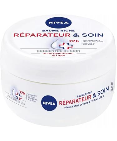 Niviea Body Repair & Care Body Balm 300 ml Pot - Pack of 3 - Sold as a Set - Buy Online on GoSupps.com